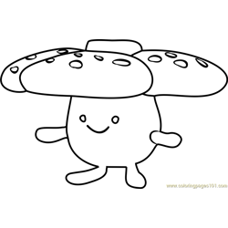 Vileplume Pokemon GO Free Coloring Page for Kids