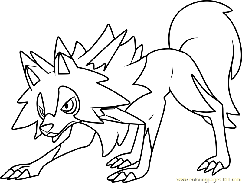 Lycanroc - Midday Form Pokemon Sun and Moon