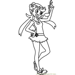 Mallow Pokemon Sun and Moon Free Coloring Page for Kids