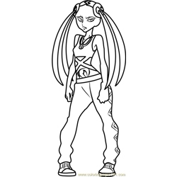 Plumeria Pokemon Sun and Moon Free Coloring Page for Kids