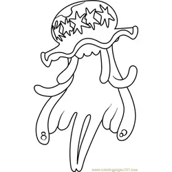 UB-01 Pokemon Sun and Moon Free Coloring Page for Kids