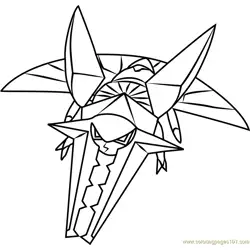 Vikavolt Pokemon Sun and Moon Free Coloring Page for Kids