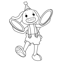Bunzo Bunny Poppy Playtime Free Coloring Page for Kids