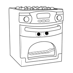 Owen the Oven Poppy Playtime Free Coloring Page for Kids