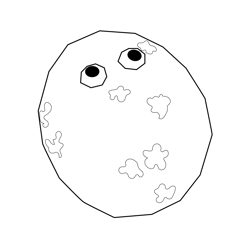 Pet Rock Poppy Playtime Free Coloring Page for Kids