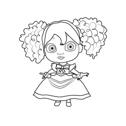 Poppy Poppy Playtime Free Coloring Page for Kids