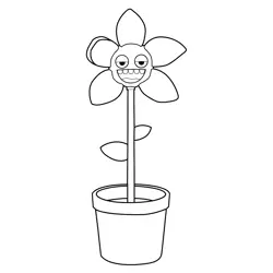 Sunni Buddi Poppy Playtime Free Coloring Page for Kids