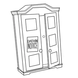 Hide Doors Roblox Free Coloring Page for Kids