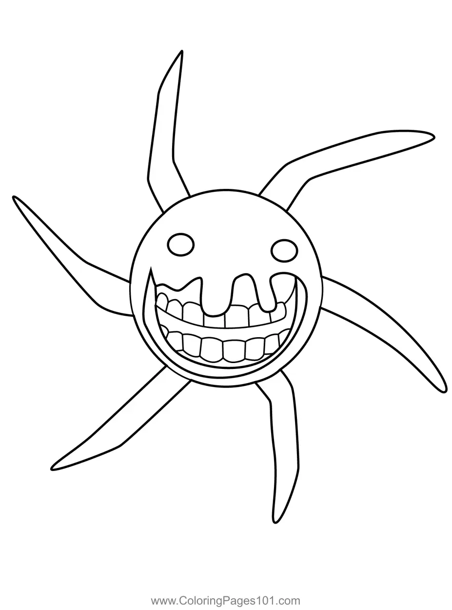 Screech Doors Roblox Coloring Page for Kids - Free Roblox Doors