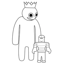 Blue's First Friend Standing Rainbow Friends Roblox