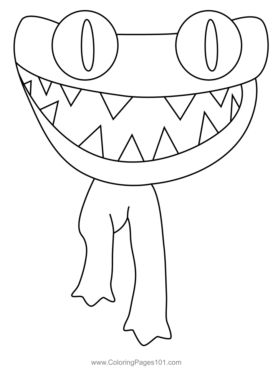 ROBLOX Rainbow Friends coloring pages