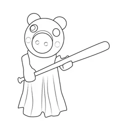 Piggy Holding Baseball Bat Roblox