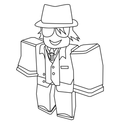 Roblox Noob Coloring Pages Simple Noob Picture