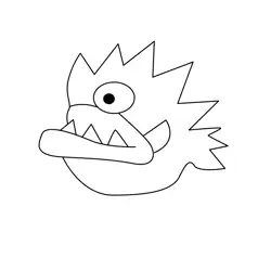 Big Kamukamu Free Coloring Page for Kids