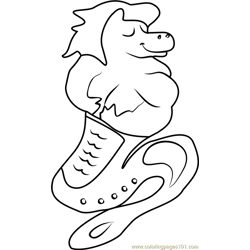 Aaron Undertale Free Coloring Page for Kids