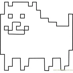 Annoying Dog Undertale Free Coloring Page for Kids