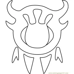 Astigmatism Undertale Free Coloring Page for Kids