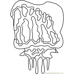 Big Mouth Undertale Free Coloring Page for Kids