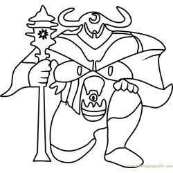 Knight Knight Undertale Free Coloring Page for Kids