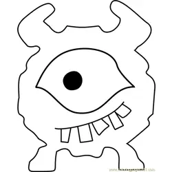 Library Loox Undertale Free Coloring Page for Kids