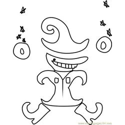 Madjick Undertale Free Coloring Page for Kids