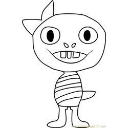 Monster Kid Undertale Free Coloring Page for Kids