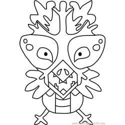 Snowdrake Undertale Free Coloring Page for Kids