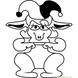 So Sorry Undertale Free Coloring Page for Kids