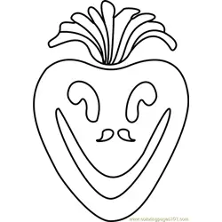 Vegetoid Undertale Free Coloring Page for Kids