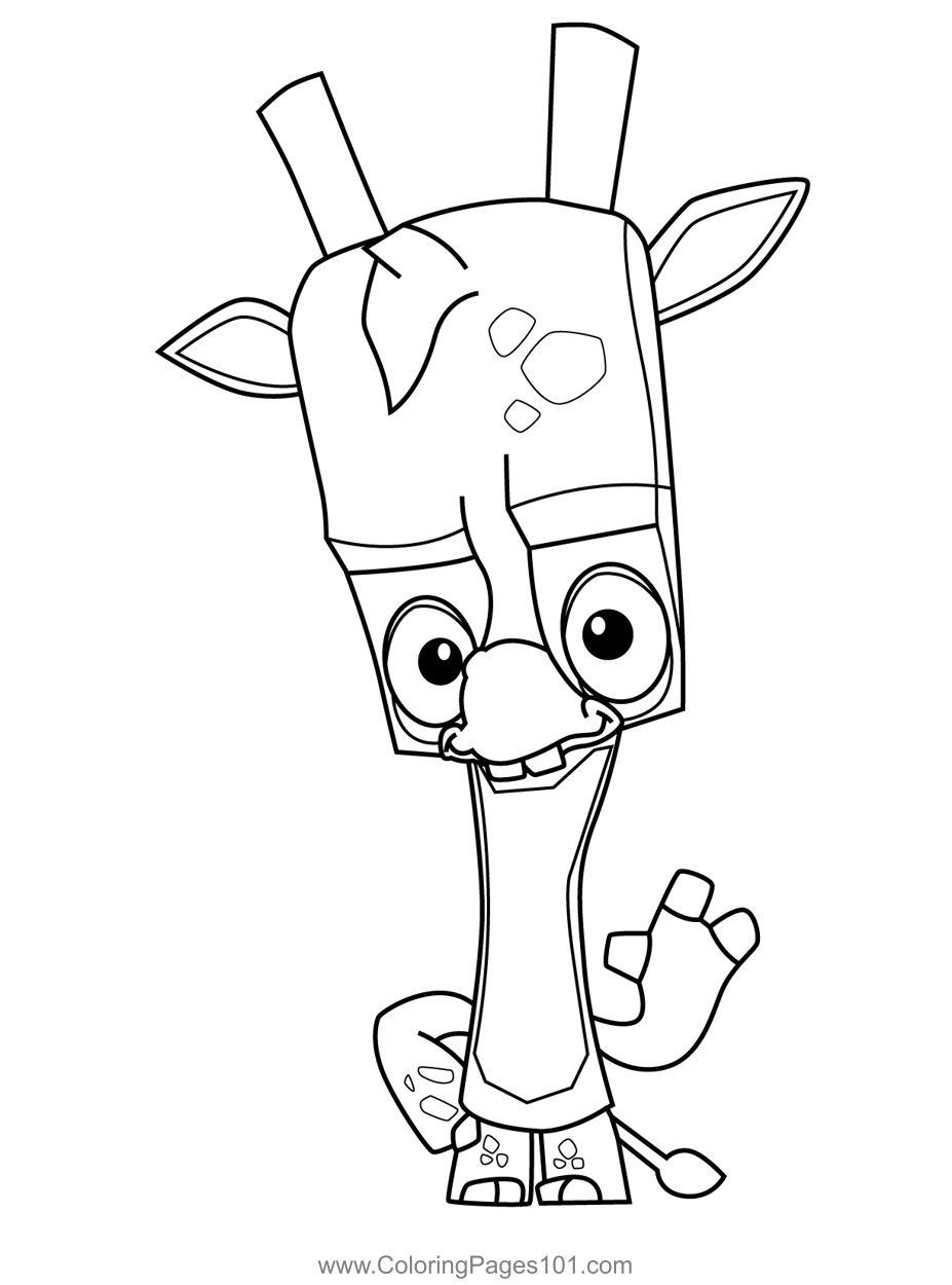 Pepper Zooba Fun Battle Royale Games Coloring Page for Kids - Free ...