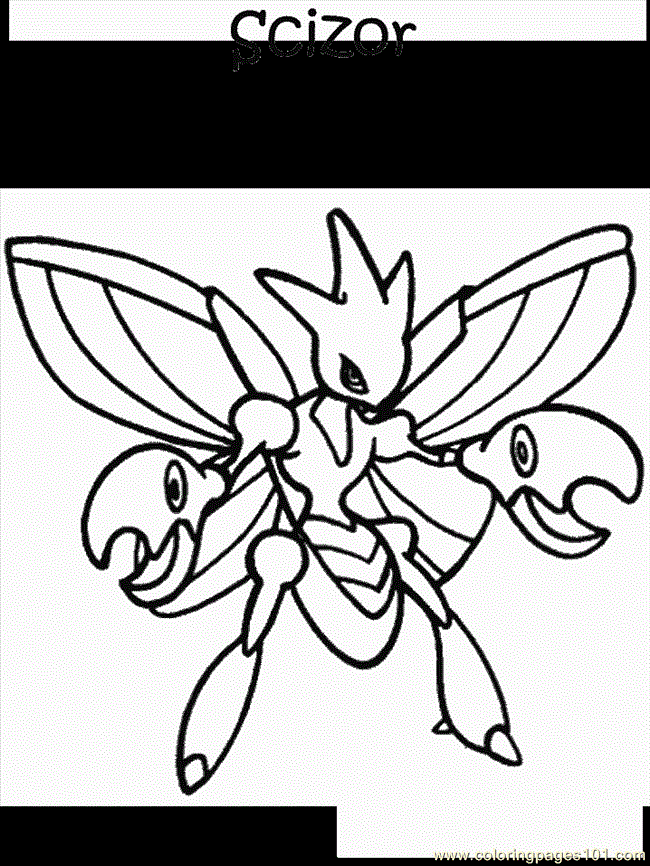 Coloring Pages Bug Pokemon (Cartoons > Bug Pokemon) - free printable ...
