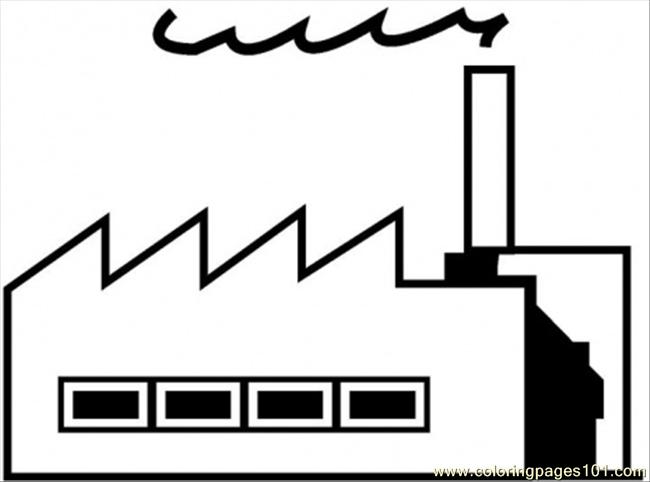 Coloring Pages Factory (Architecture > Buildings) - free printable ...