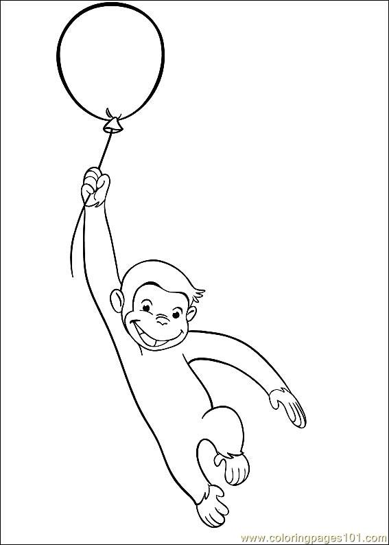 Coloring Pages Curious George 29 (Cartoons > Curious George) - free ...