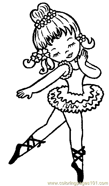 Coloring Pages Dancing Coloring Page 01 (12) (Entertainment > Dancing