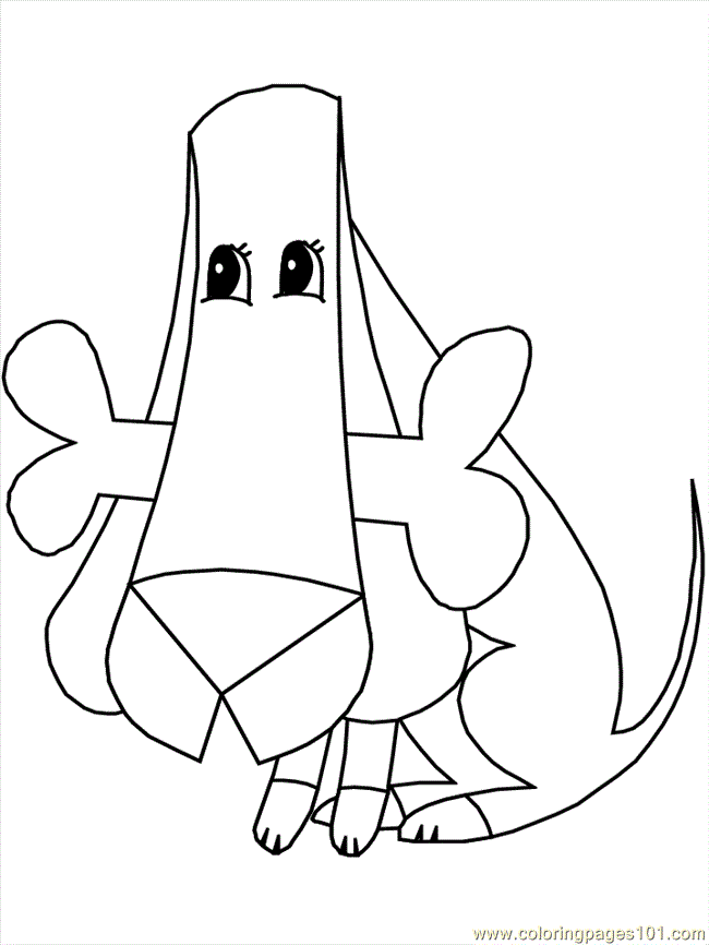 Coloring Pages Dogs (Cartoons > Dogs) - free printable coloring page online