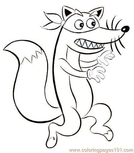 Swiper coloring pages