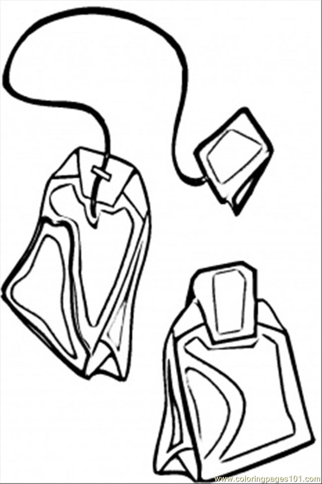 Coloring Pages Tea (Countries > Great Britain) - free printable