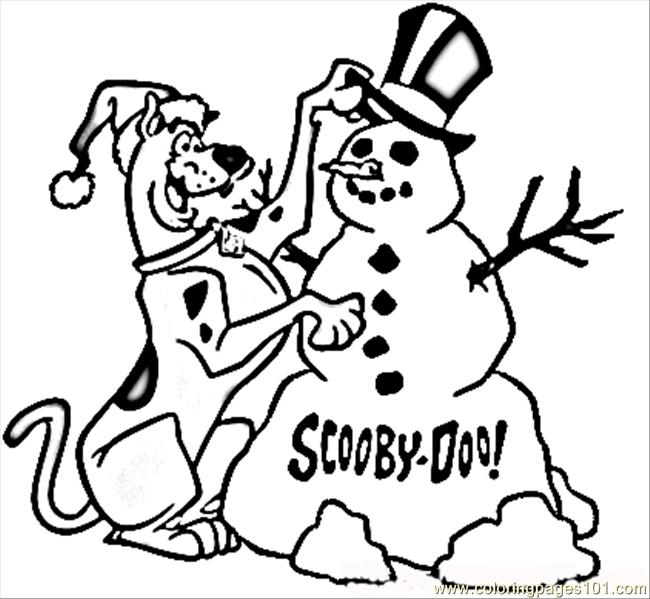 Coloring Pages 28 Wman Christmas Coloring Pages (Cartoons > Scooby Doo ...