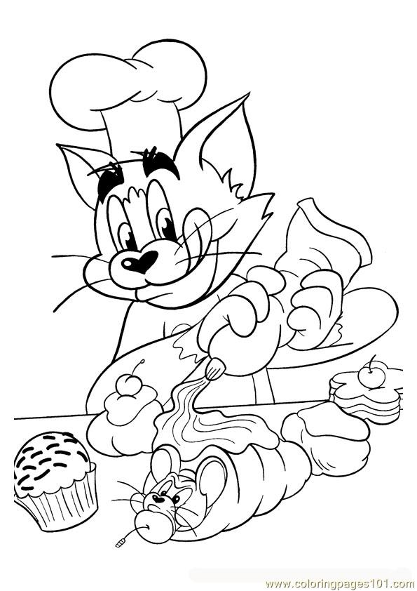 Coloring Pages Tom And Jerry 003 - Tomandjerry003 Oialj.JPG